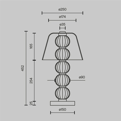 Amulet Glass Table Lamp