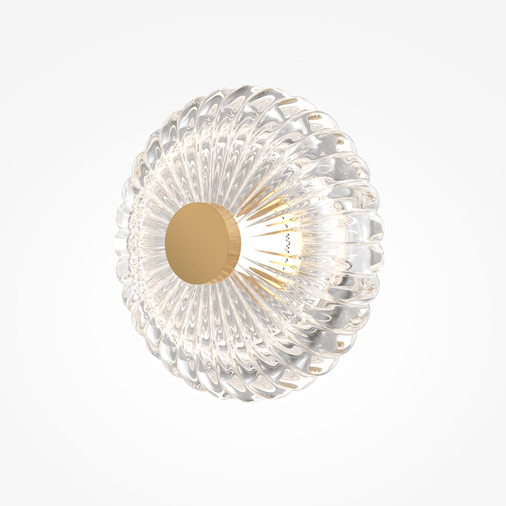 Amulet Glass Round Wall Light