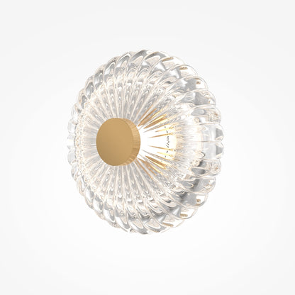 Amulet Glass Round Wall Light