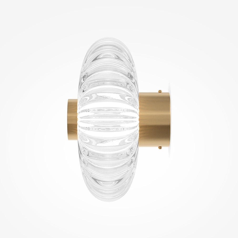 Amulet Glass Round Wall Light