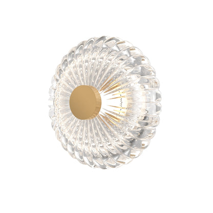 Amulet Glass Round Wall Light