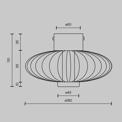 Amulet Glass Round Wall Light