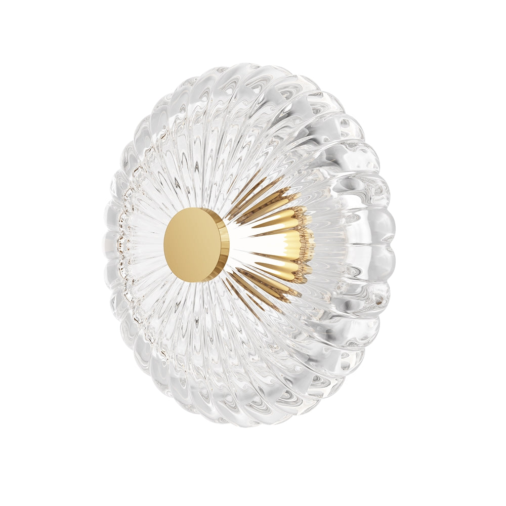 Amulet Glass Round Wall Light