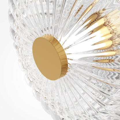 Amulet Glass Round Wall Light