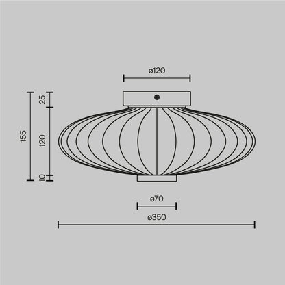 Amulet Glass Round Wall Light