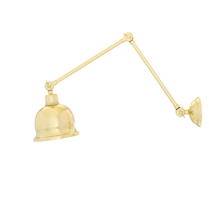 Dale Vintage Adjustable Brass Picture Light