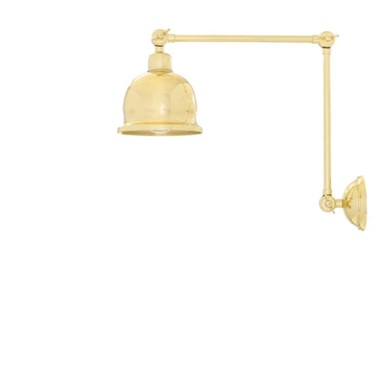 Dale Vintage Adjustable Brass Picture Light