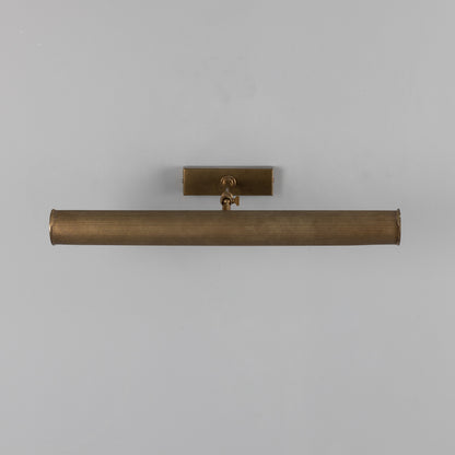 Cambridge Adjustable Reeded Brass Picture Light IP20