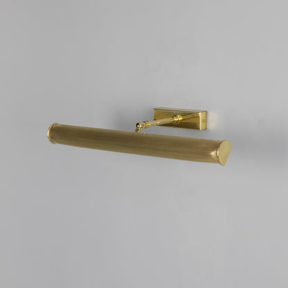 Cambridge Adjustable Reeded Brass Picture Light IP20