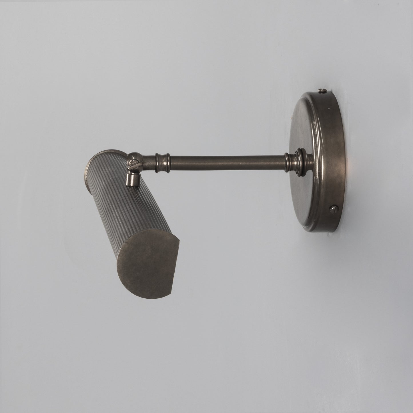 Bilbury Adjustable Reeded Brass Picture Light IP20