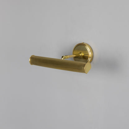 Bilbury Adjustable Reeded Brass Picture Light IP20