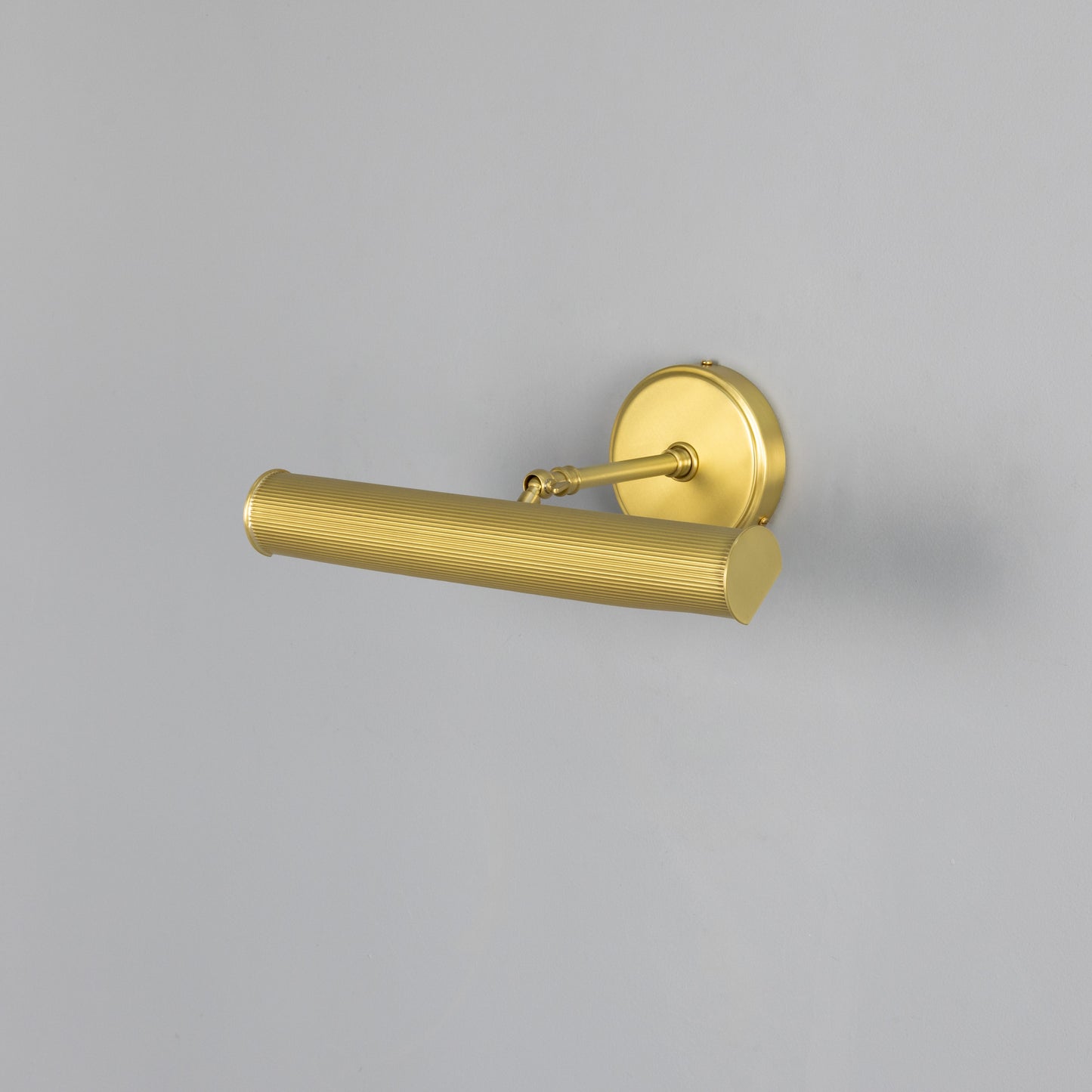 Bilbury Adjustable Reeded Brass Picture Light IP20