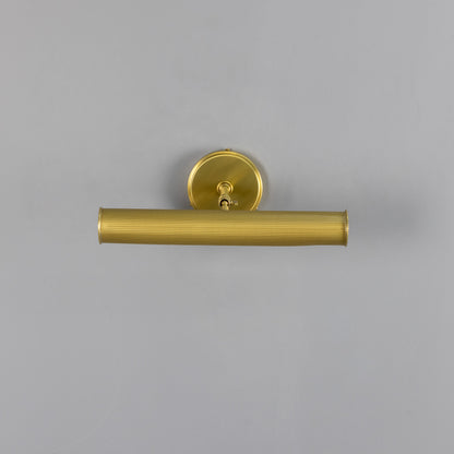 Bilbury Adjustable Reeded Brass Picture Light IP20