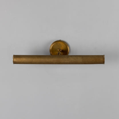 Bilbury Adjustable Reeded Brass Picture Light IP20