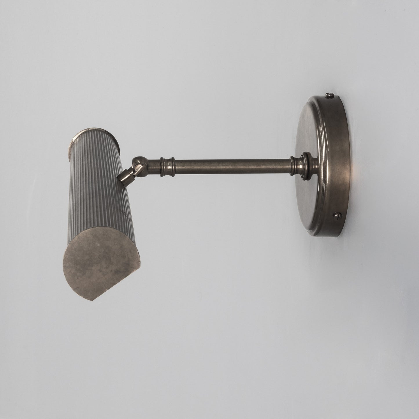 Bilbury Adjustable Reeded Brass Picture Light IP20