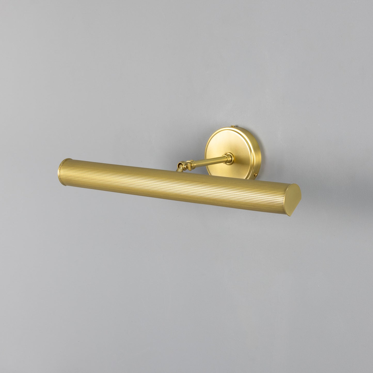 Bilbury Adjustable Reeded Brass Picture Light IP20