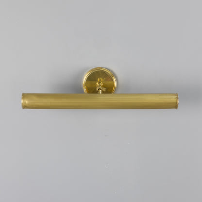 Bilbury Adjustable Reeded Brass Picture Light IP20