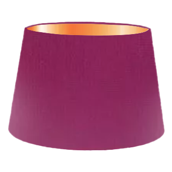 Magenta Silk French Drum Lampshade