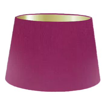 Magenta Silk French Drum Lampshade