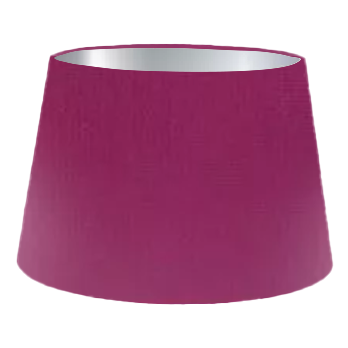 Magenta Silk French Drum Lampshade