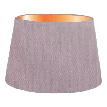 Mauve Cotton French Drum Lampshade