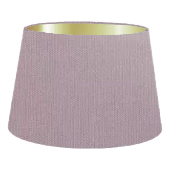 Mauve Cotton French Drum Lampshade