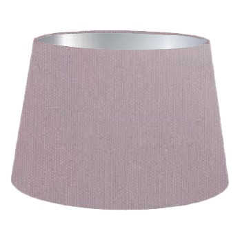 Mauve Cotton French Drum Lampshade