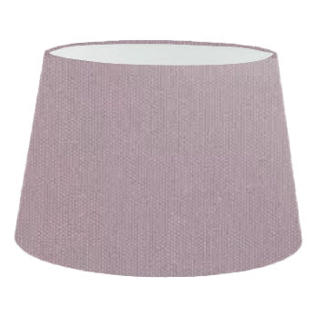 Mauve Cotton French Drum Lampshade