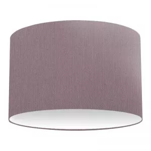 Mauve Grey Cotton Drum Lampshade