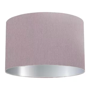 Mauve Cotton Drum Lampshade