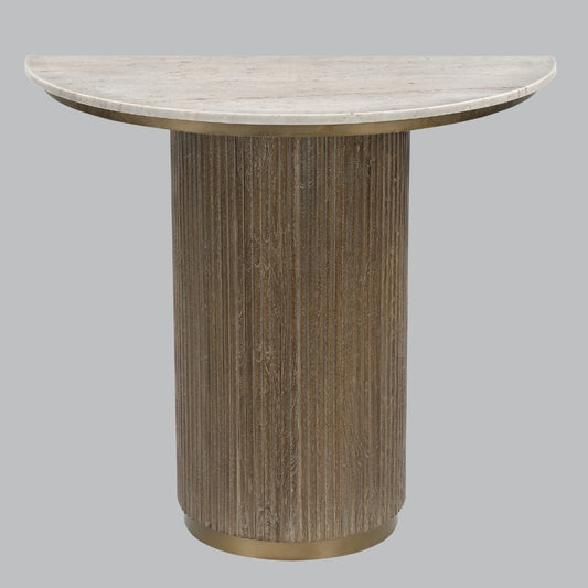 Milo Wood & Marble Console Table