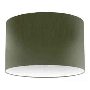 Moss Silk Drum Lampshade