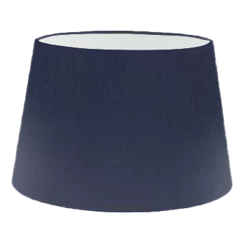 Navy Silk French Drum Lampshade