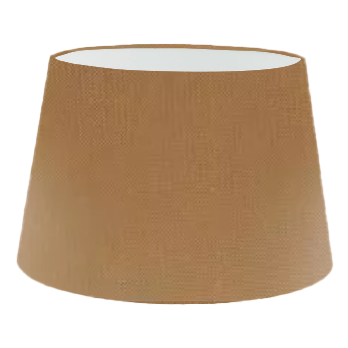 Ochre Silk French Drum Lampshade