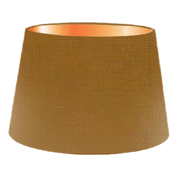 Old Gold Silk French Drum Lampshade