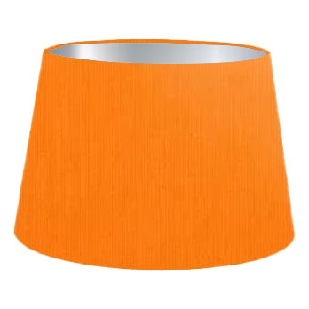 Orange Cotton French Drum Lampshade