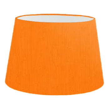 Orange Cotton French Drum Lampshade