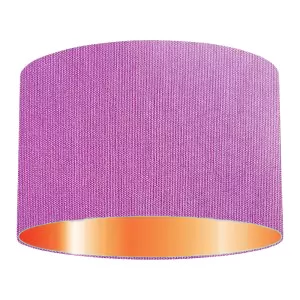 Orchid Cotton Drum Lampshade