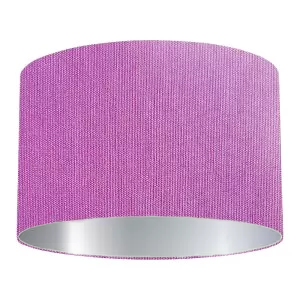 Orchid Cotton Drum Lampshade