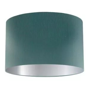 Peacock Silk Drum Lampshade