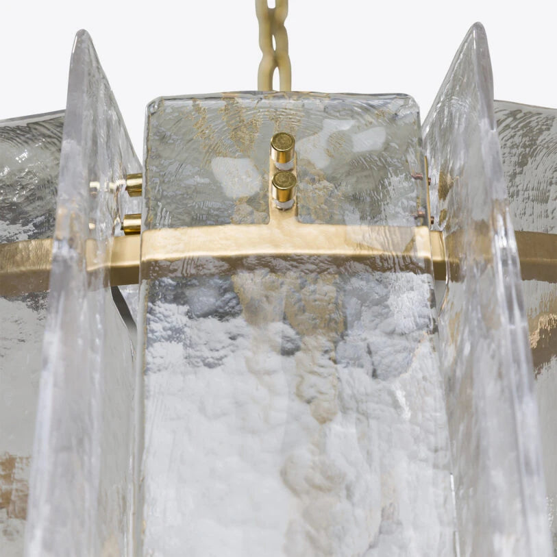 Berlin Glass Spiral Chandelier