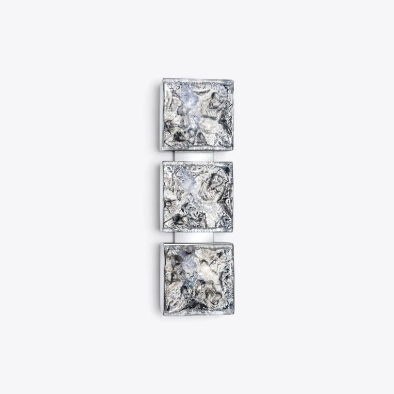 Lorenzo Triple Square Glass Wall Light
