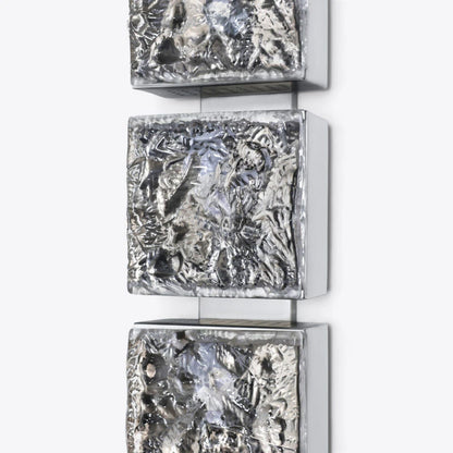 Lorenzo Triple Square Glass Wall Light