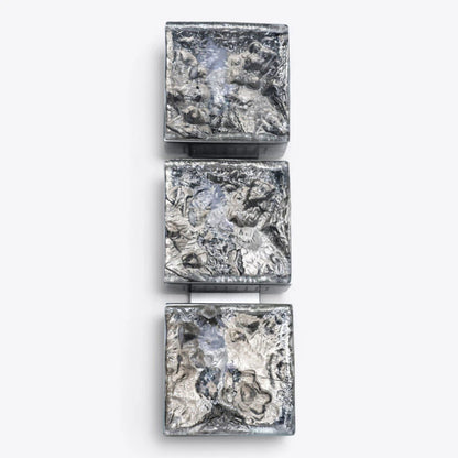 Lorenzo Triple Square Glass Wall Light