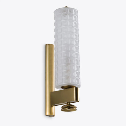Bristol Brass and Opal Glass Wall Light