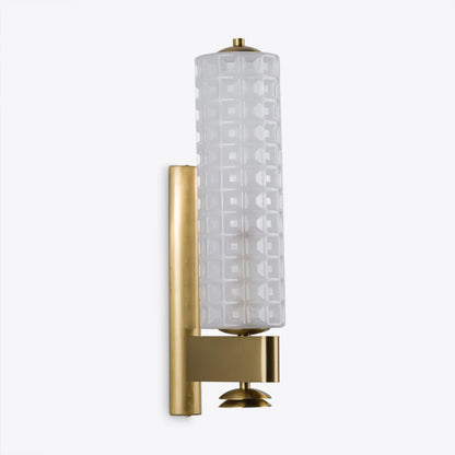 Bristol Brass and Opal Glass Wall Light