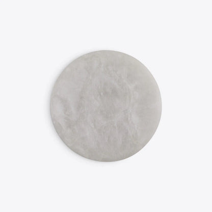 Puck Round Alabaster Wall or Ceiling Light