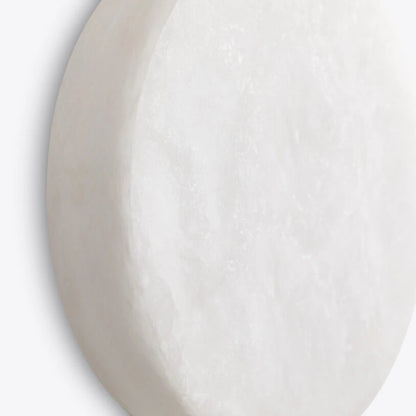 Puck Round Alabaster Wall or Ceiling Light