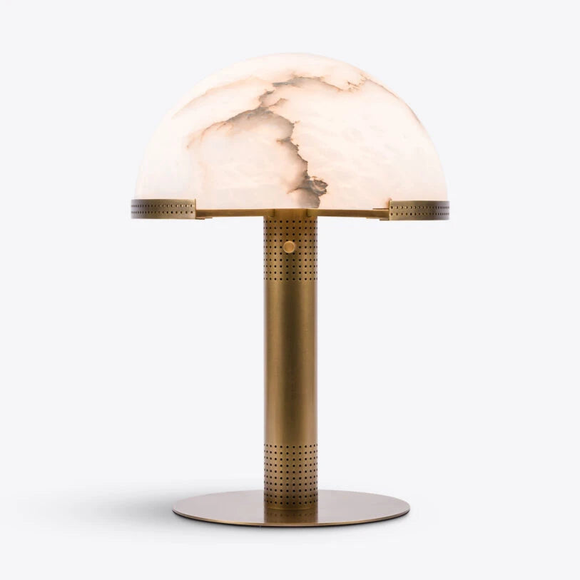 Bronx Alabaster Mushroom Table Lamp