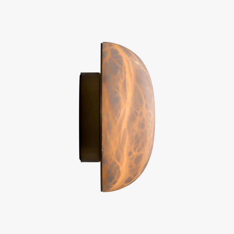 Nico Alabaster Dome Wall Light